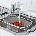 Stainless Steel Colander Oval Shape Big Size