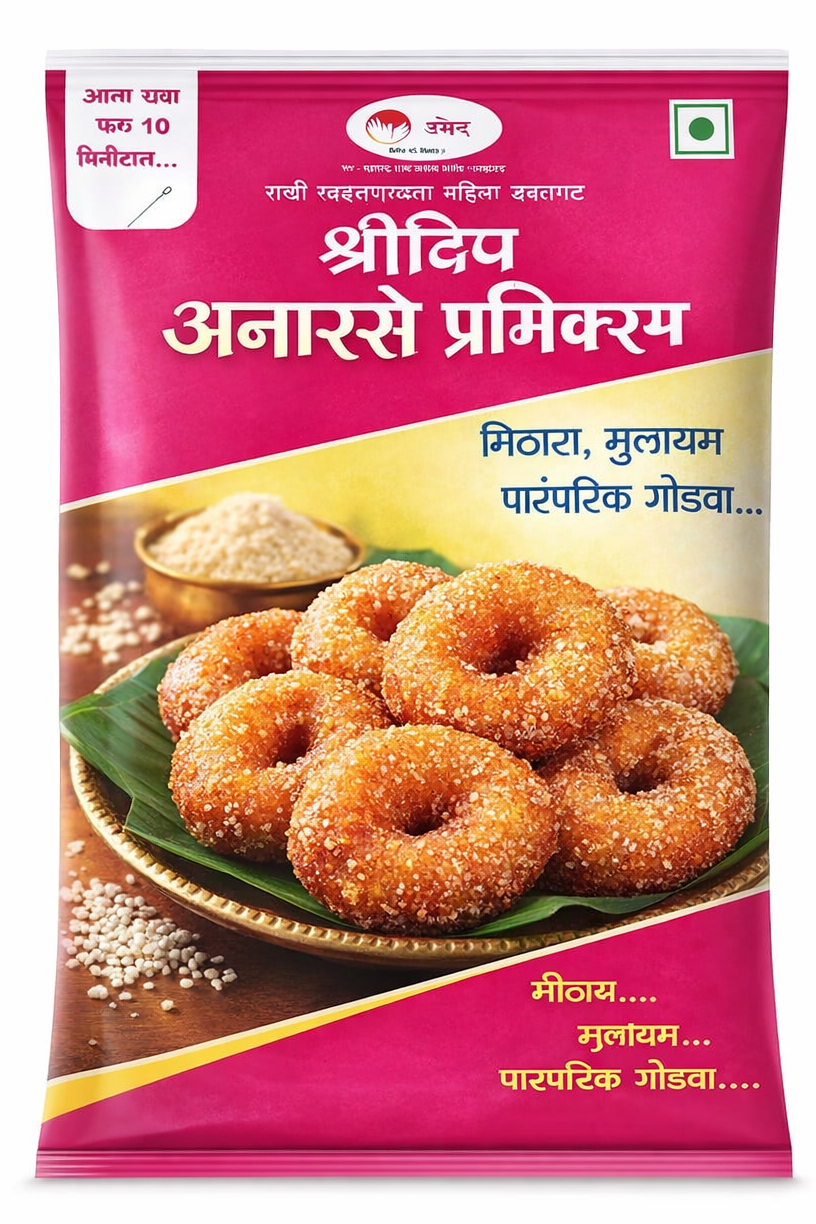 Anarase Premix – Traditional Maharashtrian Sweet Mix | Shinde’s Kitchen